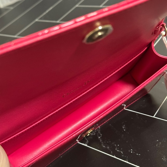 LADY DIOR POUCH PATENT CANNAGE CALFSKIN - Picture 8 of 10